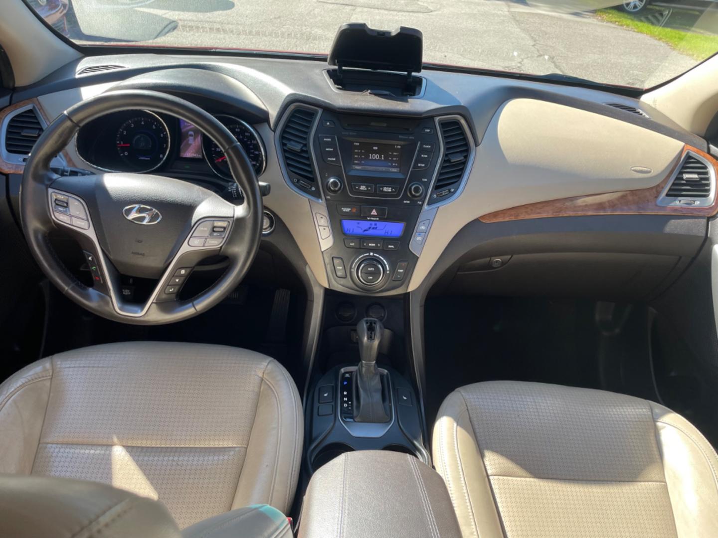 2013 RED HYUNDAI SANTA FE SPORT 2.0T (5XYZU3LA3DG) with an 2.0L engine, Automatic transmission, located at 5103 Dorchester Rd., Charleston, SC, 29418-5607, (843) 767-1122, 36.245171, -115.228050 - Leather, CD/AUX/Sat/Bluetooth, Dual Climate, Power Everything (windows, locks, seats, mirrors), Heated Seats, Rear Heated Seats, Push Button Start, Keyless Entry, Alloy Wheels. Local Trade-in!! Located at New Life Auto Sales! 2023 WINNER for Post & Courier's Charleston's Choice Pre-owned Car Dealer - Photo#16